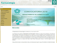 Tablet Screenshot of farmacologia.cinvestav.mx