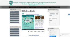 Desktop Screenshot of biblioteca.cinvestav.mx