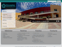 Tablet Screenshot of gdl.cinvestav.mx