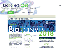 Tablet Screenshot of biocinves.cinvestav.mx